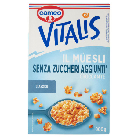 VITALIS IL MÜESLI CROCCANTE SENZA ZUCCHERI AGGIUNTI CLASSICO 300 GR.