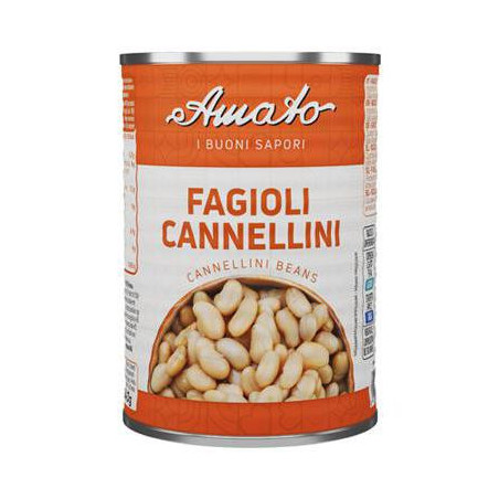 AMATO I BUONI SAPORI FAGIOLI CANNELLINI IN LATTA 400 GR.