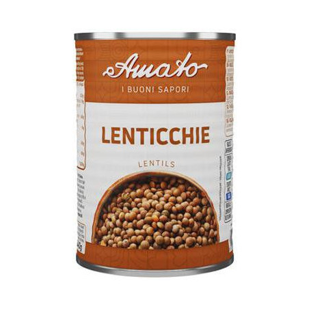 AMATO I BUONI SAPORI LENTICCHIE IN LATTA 400 GR.