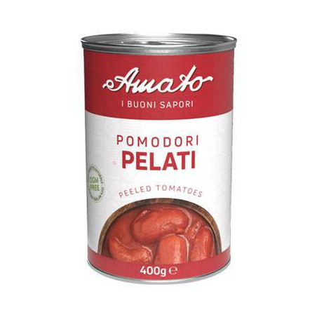 AMATO I BUONI SAPORI POMODORI PELATI 400 GR.