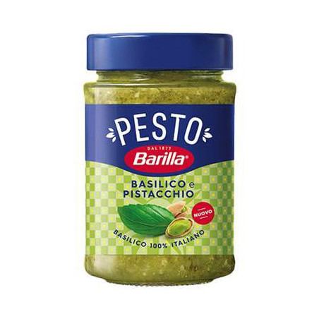 BARILLA PESTO AL BASILICO E PISTACCHIO 190 GR.