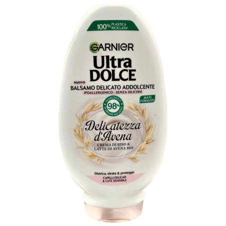 GARNIER ULTRA DOLCE BALSAMO CREMA DOLCE DELICATEZZA D'AVENA PER CAPELLI DELICATI 250 ML.