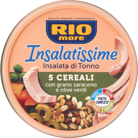 RIO MARE INSALATISSIME AI 5 CEREALI CON GRANO SARACENO E OLIVE VERDI 220 GR.