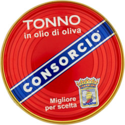 CONSORCIO TONNO IN OLIO D'OLIVA 200 GR.