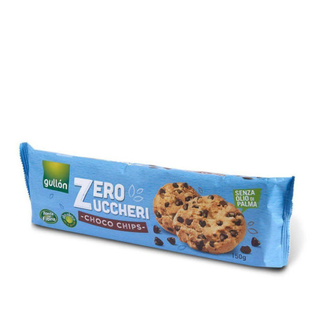 GULLÓN BISCOTTI ZERO ZUCCHERI CHOCO CHIPS 150 GR.