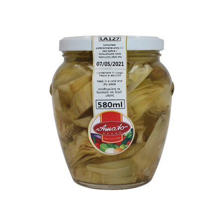 AMATO CARCIOFI A SPICCHI IN VASO ORCIO DA 580 ML.