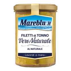 MAREBLU TONNO AL NATURALE IN VETRO 180 GR.