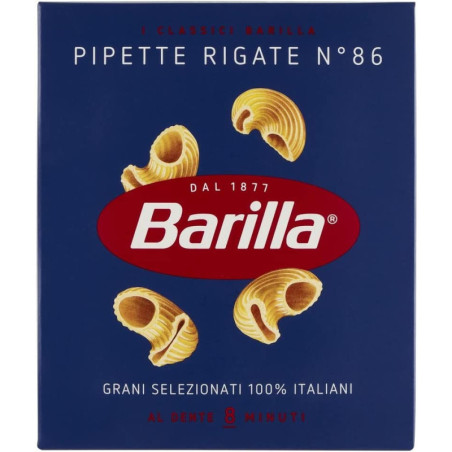 BARILLA PIPETTE RIGATE N°86 500 GR.