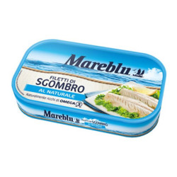 MAREBLU FILETTI DI SGOMBRO AL NATURALE 90 GR.