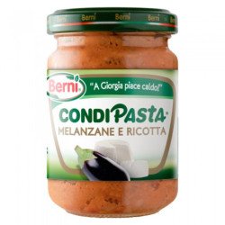 BERNI CONDIPASTA CON MELANZANE E RICOTTA 130 GR.