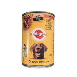 PEDIGREE BOCCONCINI IN SALSA PER CANI CON MANZO, PASTA E CAROTE 400 GR.