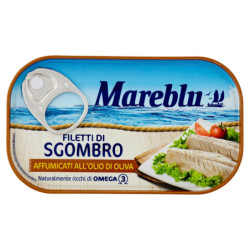 MAREBLU FILETTI DI SGOMBRO AFFUMICATI ALL'OLIO D'OLIVA 90 GR.