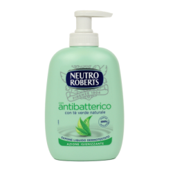 NEUTRO ROBERTS SAPONE PER LE MANI ANTIBATTERICO CON TÈ VERDE NATURALE AD AZIONE IGIENIZZANTE 200 ML.