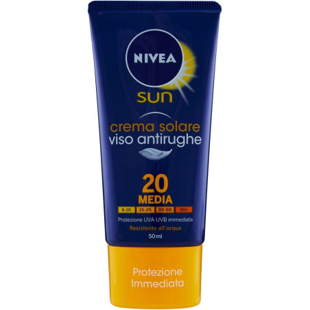 NIVEA SUN CREMA SOLARE VISO ANTIRUGHE PROTEZIONE 20 SPF 50 ML.