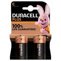 DURACELL PILE PLUS 100 C2 MEZZA TORCIA X 2