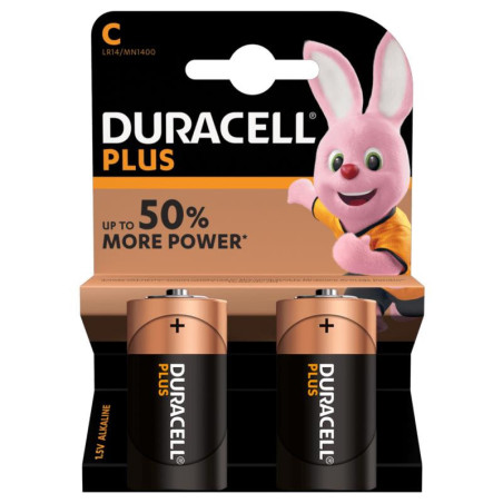 DURACELL PILE SIMPLY C2 MEZZA TORCIA X 2