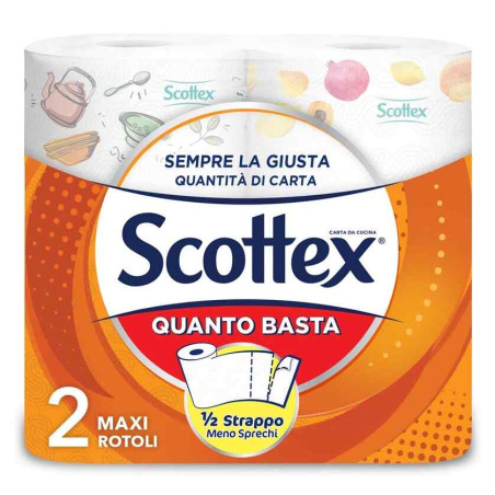 SCOTTEX ROTOLONE QUANTO BASTA 2 ROTOLI