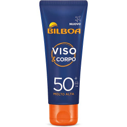 BILBOA CREMA VISO E CORPO CON PROTEZIONE SPF 50 DA 75 ML.