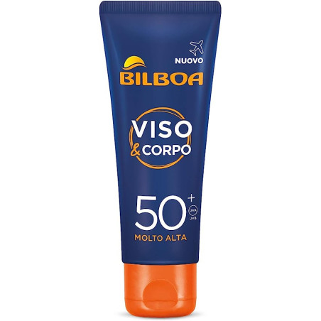 BILBOA CREMA VISO E CORPO CON PROTEZIONE SPF 50 DA 75 ML.