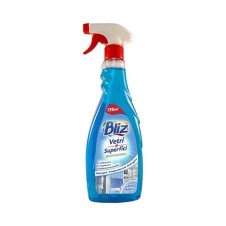 BLIZ VETRI E SUPERFICI BIODEGRADABILE 750 ML