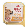 KING DOG PATÉ CON POLLO E FEGATO IN VASCHETTA 150 GR.