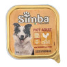 SIMBA DOG PATÉ PER CANI ADULTI CON POLLO E FEGATO IN VASCHETTA 150 GR.