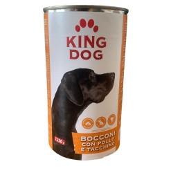 KING DOG BOCCONI CON POLLO E TACCHINO 1230 GR.