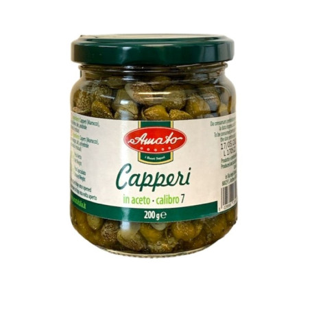 AMATO CAPPERI IN ACETO CALIBRO 7 200 GR.