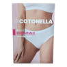 SLIP DONNA IN COTONE BIELASTICO COTONELLA MIDI ESSENTIALS 3363 - (2 CAPI IN OGNI CONFEZIONE)