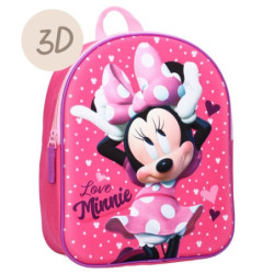 MINNIE ZAINETTO 3D ROSA LOVE MINNIE FORTI INSIEME 32x26x11CM