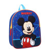 TOPOLINO ZAINETTO 3D BLU MARINO MICKEY MOUSE FORTI INSIEME 32x26x11CM