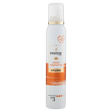 PANTENE PRO-V SPUMA ONDE PERFETTE CON OLIO D'ARGAN LIVELLO TENUTA 3 200 ML