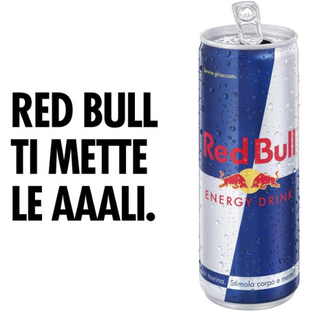 RED BULL IN LATTINA 250 ML.