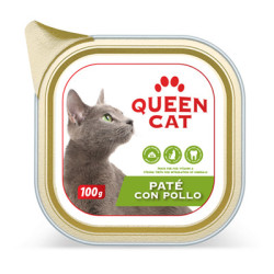 QUEEN CAT PATE' CON POLLO IN VASCHETTA 100 GR.