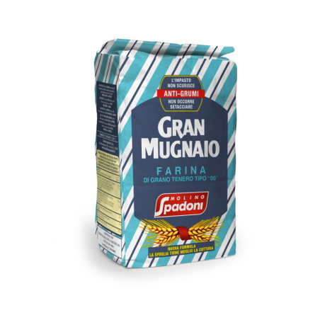 MOLINO SPADONI GRAN MUGNAIO FARINA 00 ANTIGRUMI PER PASTA 1 KG.