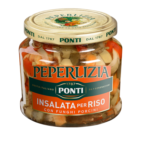 PONTI PEPERLIZIA INSALATA PER RISO CON FUNGHI PORCINI 350 GR.