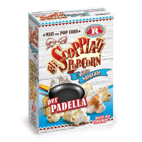 REBECCHI POP CORN PER PADELLA ASTUCCIO DA 250 GR.