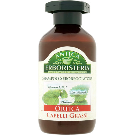 ANTICA ERBORISTERIA SHAMPOO SEBOREGOLATORE ALL'ORTICA PER CAPELLI GRASSI 250 ML.