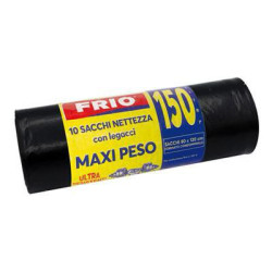 FRIO MAXI PESO 10 SACCHI NETTEZZA CON LEGACCI 80X120 CM.