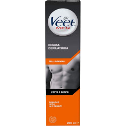 VEET MEN CREMA DEPILATORIA UOMO PER PELLI NORMALI 200 ML.