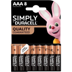 DURACELL PILE AAA SIMPLY MINISTILO X 8