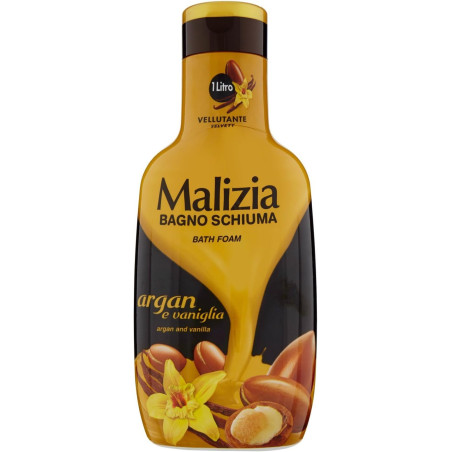 MALIZIA BAGNO SCHIUMA ARGAN E VANIGLIA 1 LT.