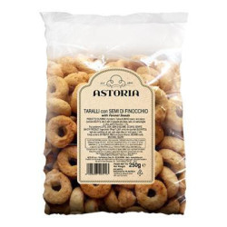 ASTORIA TARALLI CON SEMI DI FINOCCHIO 250 GR.