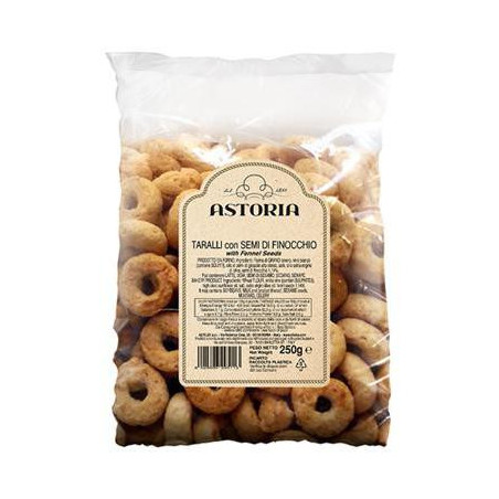 ASTORIA TARALLI CON SEMI DI FINOCCHIO 250 GR.