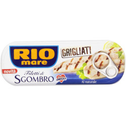 RIO MARE FILETTI DI SGOMBRO GRIGLIATO AL NATURALE 120 GR.