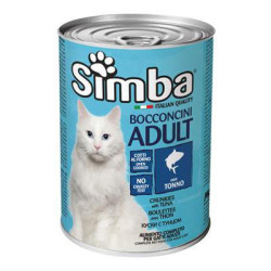 SIMBA CAT BOCCONCINI PER GATTI ADULTI CON TONNO IN LATTINA 415 GR.