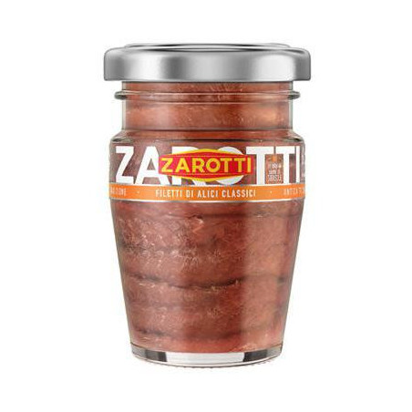 ZAROTTI ALICI IN OLIO DI SEMI DI GIRASOLE 80 GR.