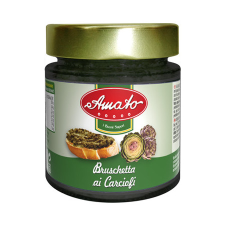 AMATO I BUONI SAPORI PATÉ DI CARCIOFI BRUSCHETTA 130 GR.