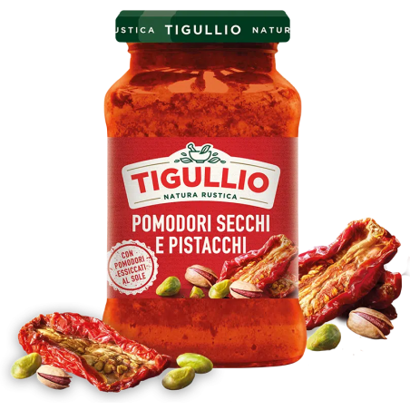 TIGULLIO PESTO DI POMODORI SECCHI E PISTACCHI 185 GR.