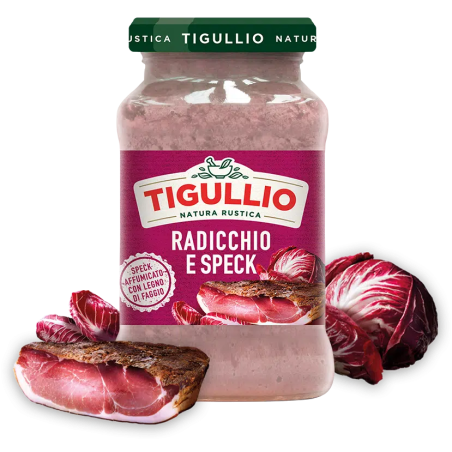 TIGULLIO PESTO RADICCHIO E SPECK 190 GR.